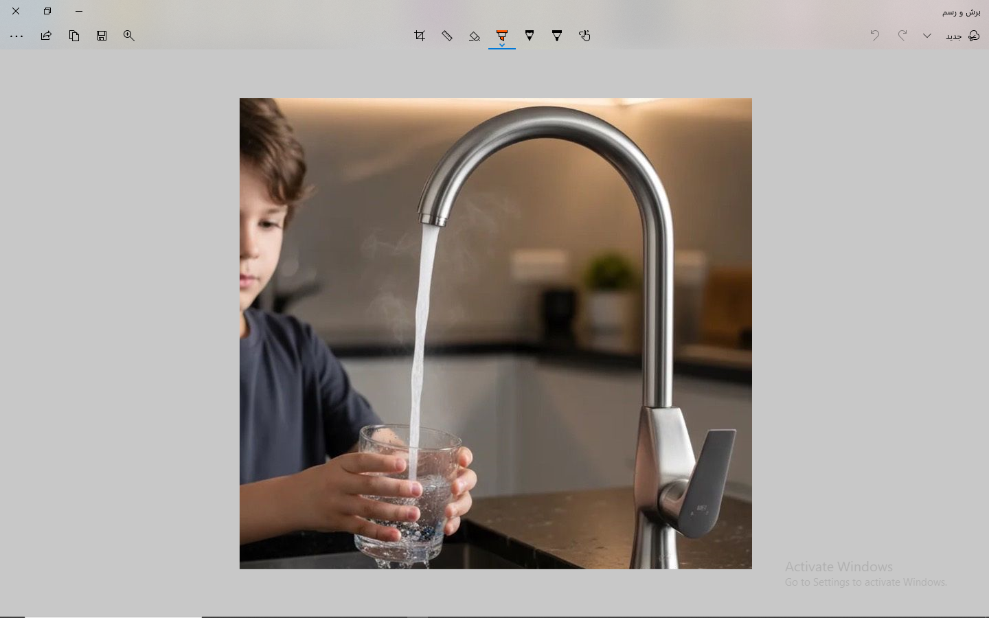 خرید شیر سینک مدل دنیل کروم